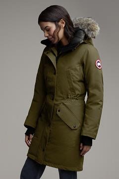 Chamarras Canada Goose Mujer Mexico - Ellesmere Abrigos Verdes NH3975416